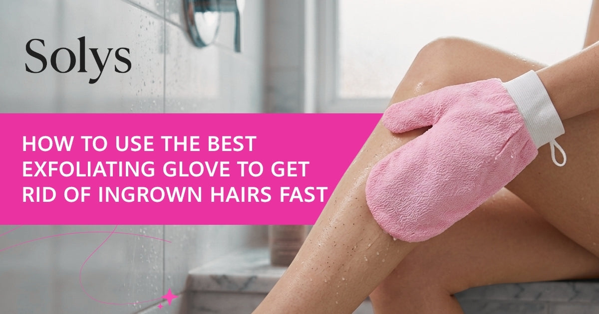 How to Use the Best Exfoliating Glove to Get Rid of Ingrown Hairs Fast
