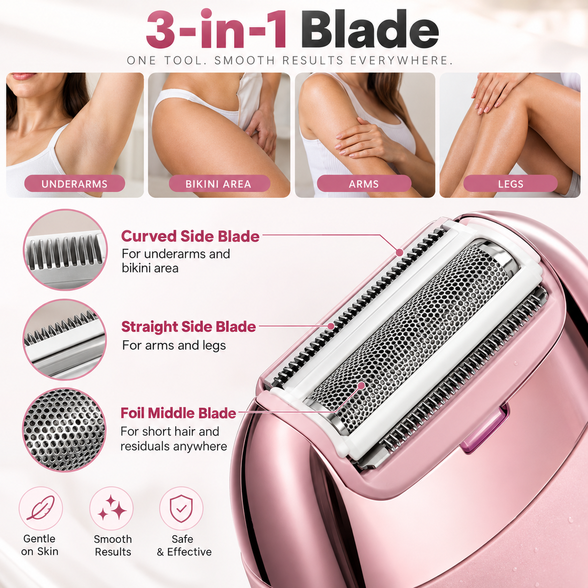 SmoothGlide™ Travel Waterproof Razor