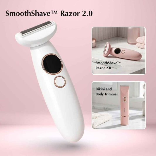 SmoothShave™ Razor 2.0 PLUS Bikini and Body Trimmer