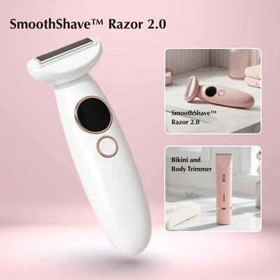 SmoothShave™ Razor 2.0 PLUS Bikini and Body Trimmer