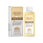 OceAura Vanilla Scented Body Oil Long Lasting Fragrance Moisturizing Skin Rejuvenation Coconut Oil Strawberry Body Massage Oil