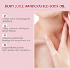 OceAura Vanilla Scented Body Oil Long Lasting Fragrance Moisturizing Skin Rejuvenation Coconut Oil Strawberry Body Massage Oil