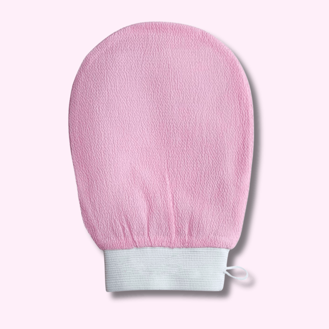 Skin Exfoliating Glove for gentle exfoliation before shaving and smoother-looking skin.