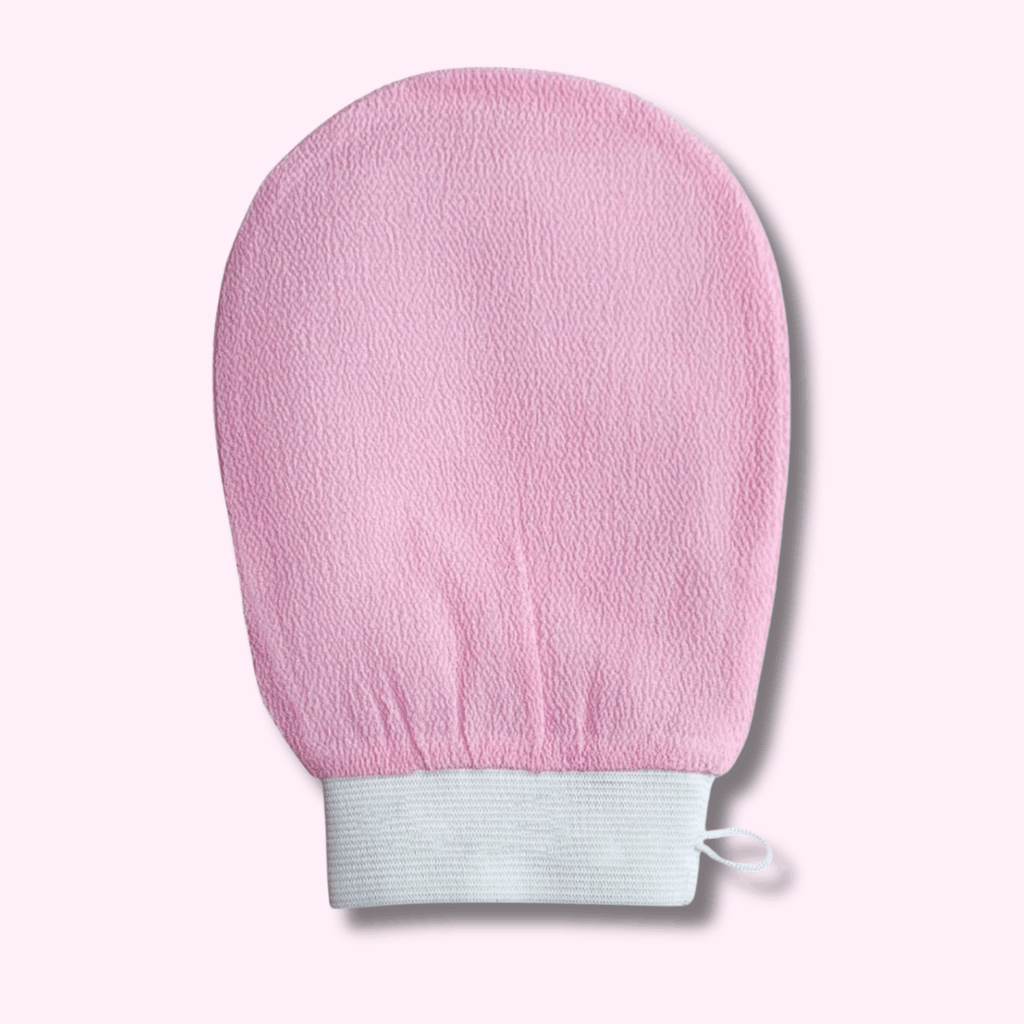 Skin Exfoliating Glove for gentle exfoliation before shaving and smoother-looking skin.