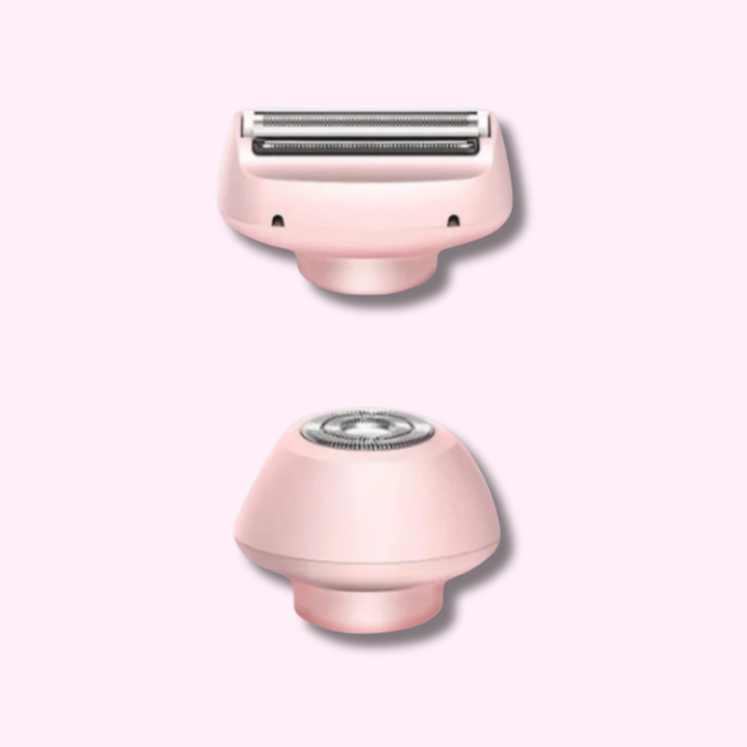 Replacement shaving heads for the SmoothShave™ Razor 1.0 electric razor.