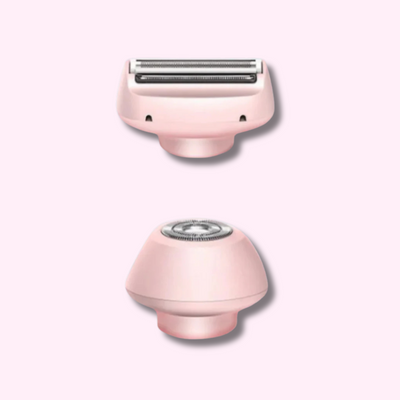 Replacement shaving heads for the SmoothShave™ Razor 1.0 electric razor.