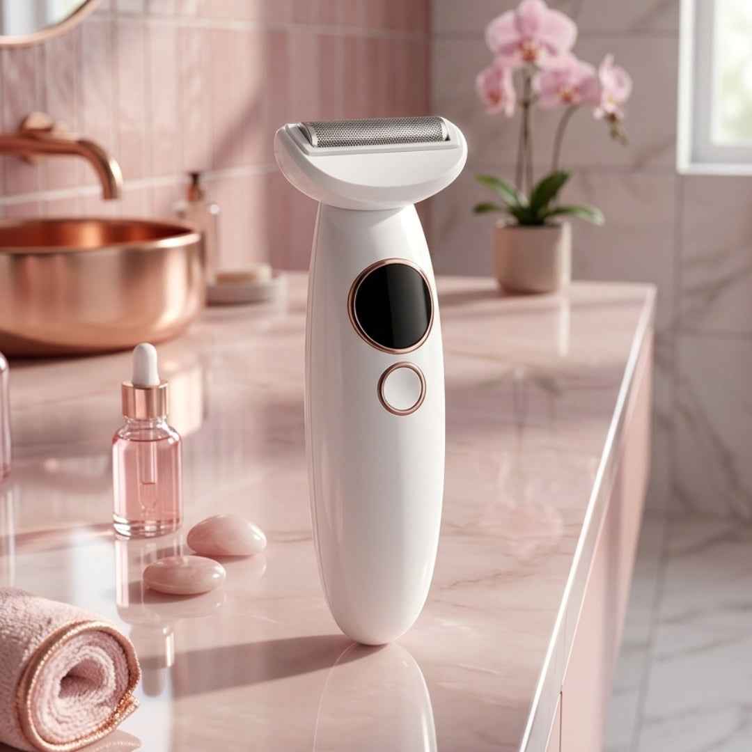 SmoothShave™ Razor 2.0 PLUS Bikini & Body Trimmer and Exfoliating Glove
