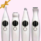 Four replacement head attachments for the SmoothShave™ Razor 2.0 electric razor for body and bikini grooming.