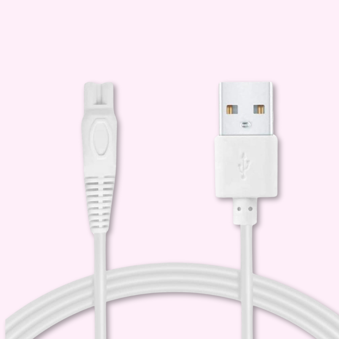 USB charging cord for the SmoothShave™ Razor 2.0 electric razor