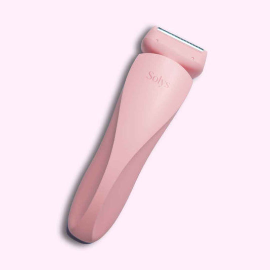Pink electronic device with 'Livene' branding on a white background