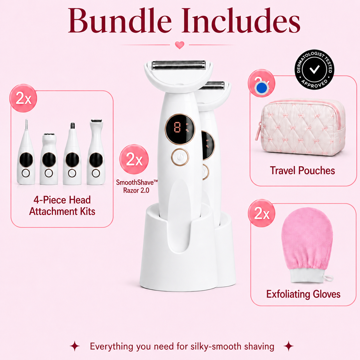 SmoothShave™ Razor 2.0 - Premium Gift Set