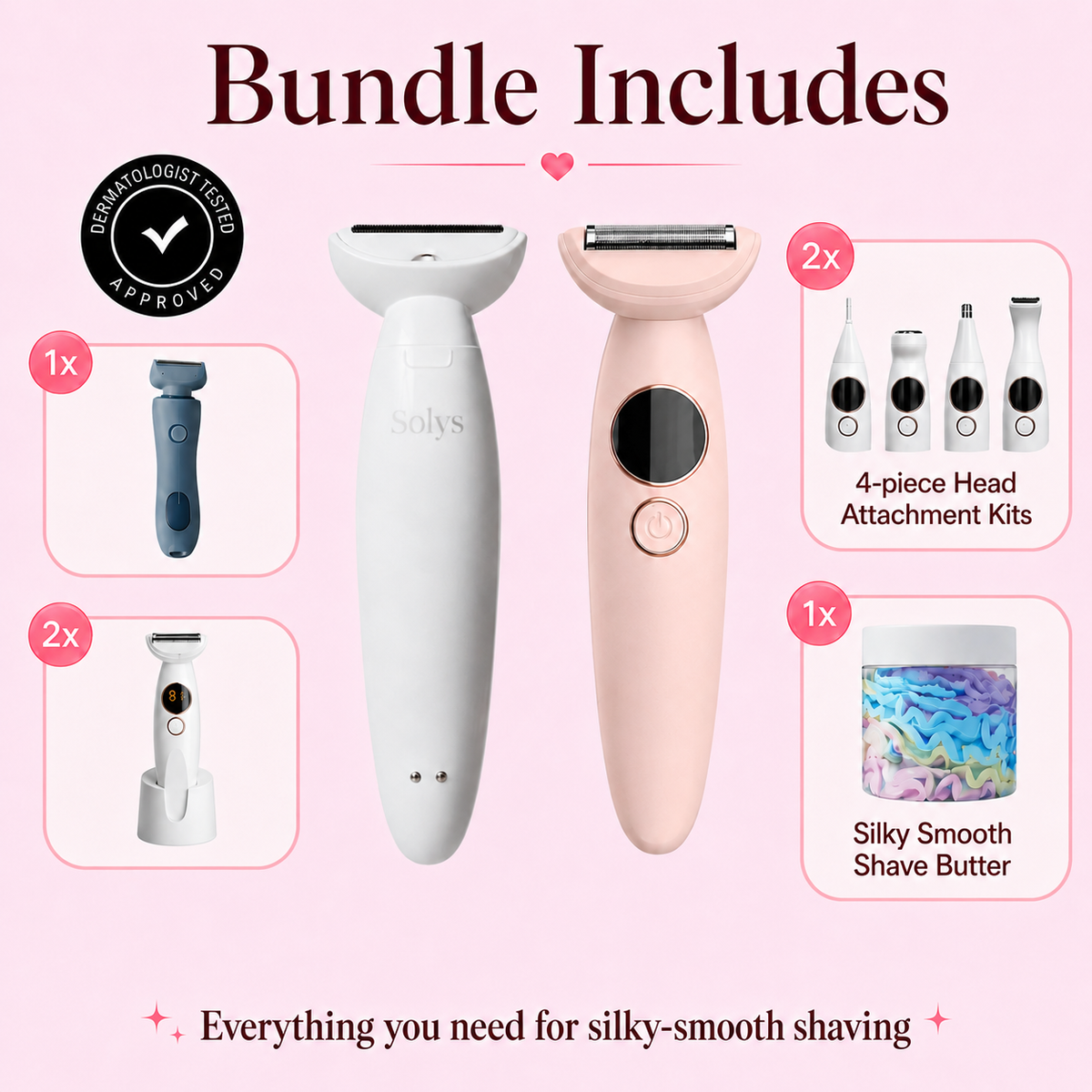 SmoothShave™ Razor 2.0 - Complete Care Set