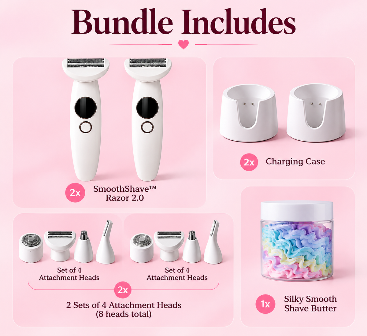 SmoothShave™ Razor 2.0 - Complete Care Set